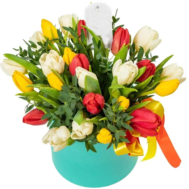 Цветы в коробке Импульсы счастья